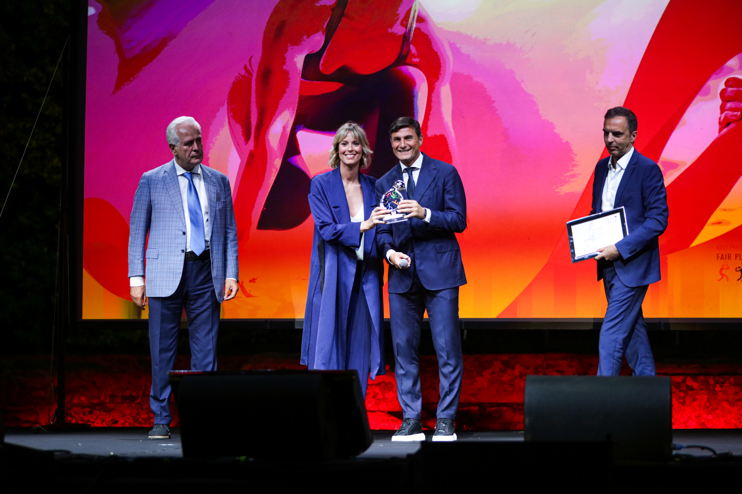 Eugenio Giani, Federica Pellegrini, Javier Zanetti, Michele Cagiano