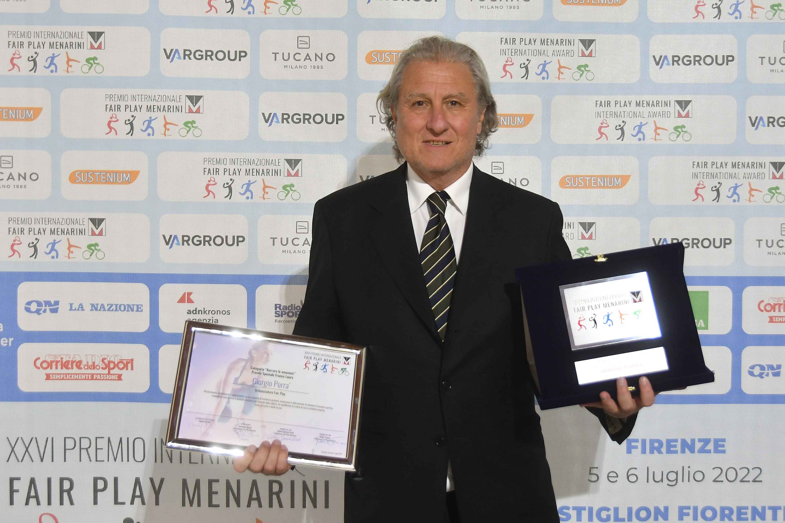 Giorgio Porrà - Categoria "Narrare le emozioni" Premio Speciale Franco Lauro